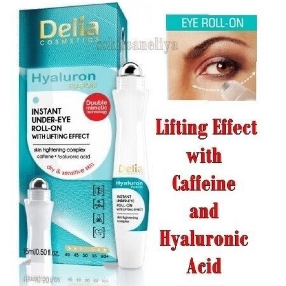 Delia Cosmetics Hyaluron Fusion Instant Under-Eye Roll-On with Lifting Effects - Picture 6 of 7